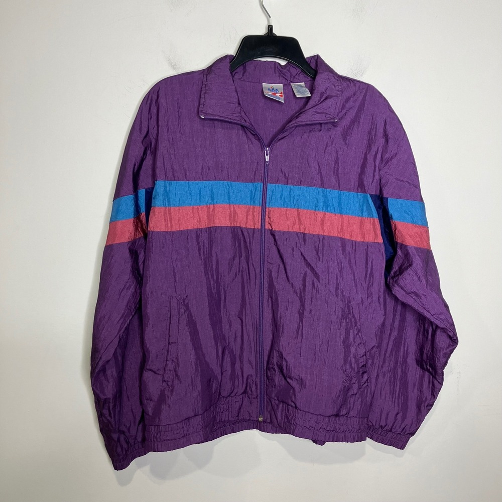 Vintage 1992 Olympic JC‎ Penny windbreaker purple colorway size large retro